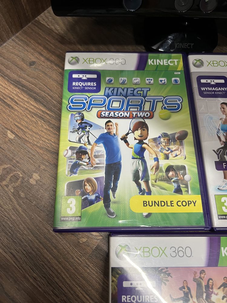 Xbox 360 Kinect Sports 2,  Kinekt Adventures, Your Shape 2012! Sensor!