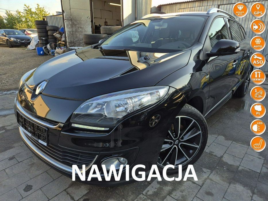 Renault Megane Megane 1.2 Tce 132KM NAVI led SKÓRA alufelgi SERWIS bezwypadkowy 2014