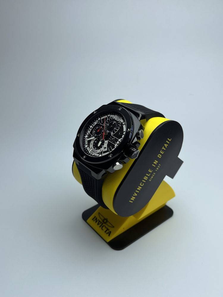 Invicta 48164, чоловічий спортивний годинник інвікта,інвікта хронограф