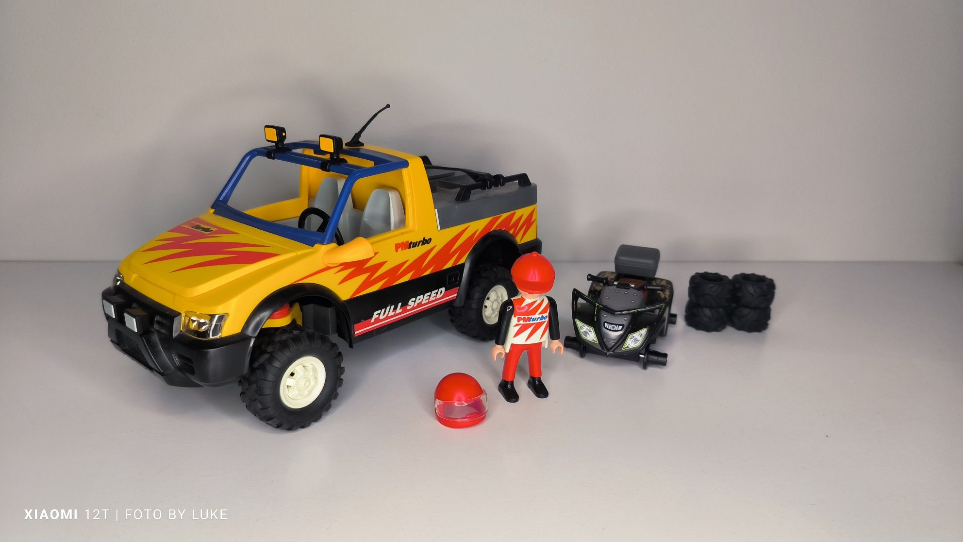 Playmobil zestaw 4228 pickup z quadem