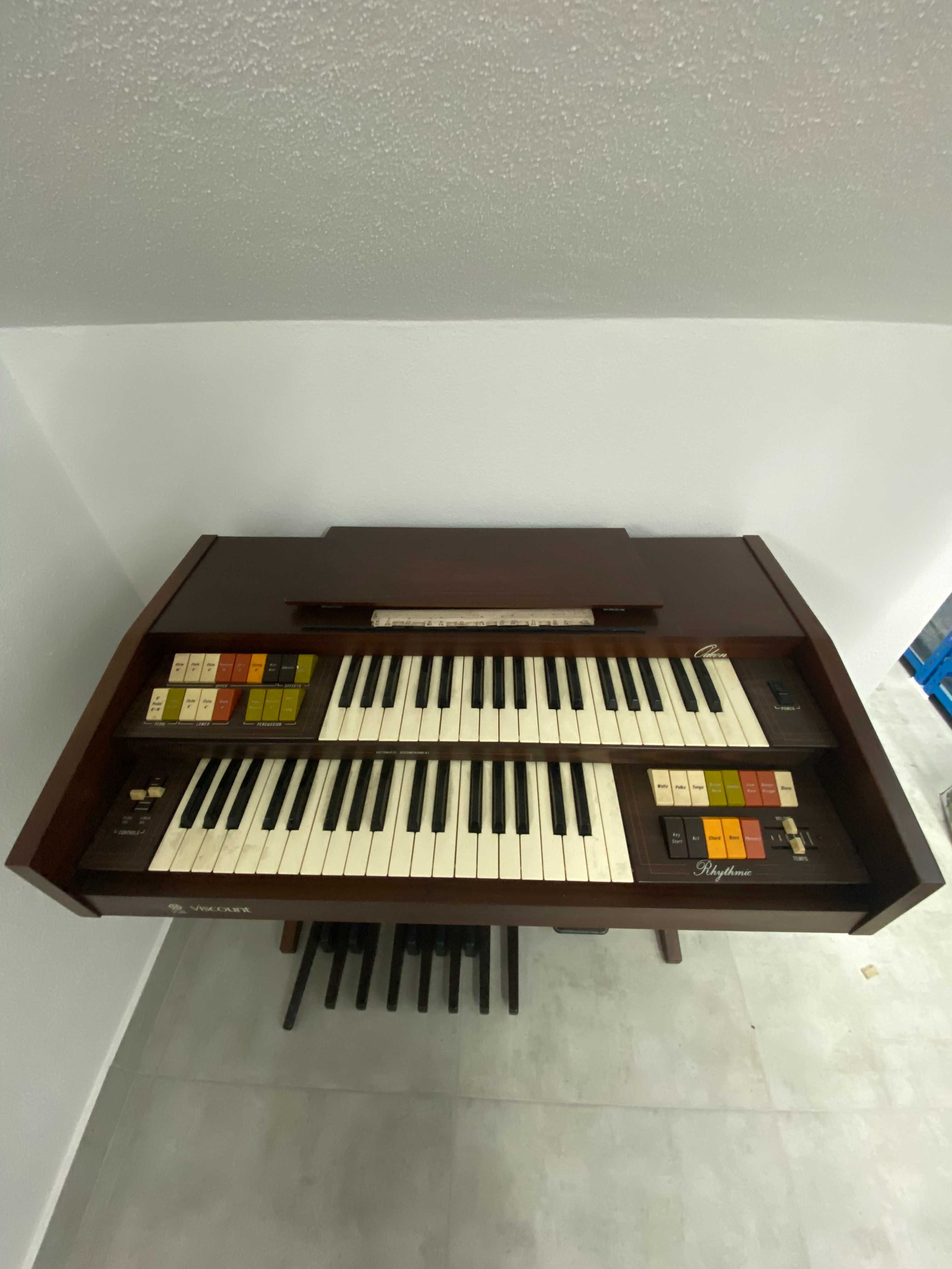 Piano antigo Viscount Rhytmic