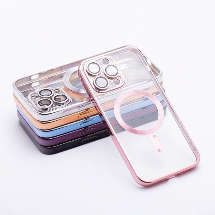 ELECTRO Etui IPHONE 15 złoty róż