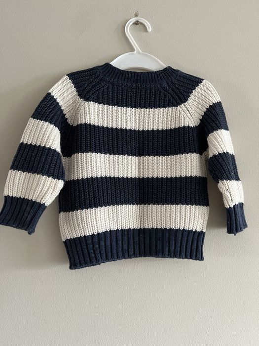 Sweterek w paski roz. 80/86