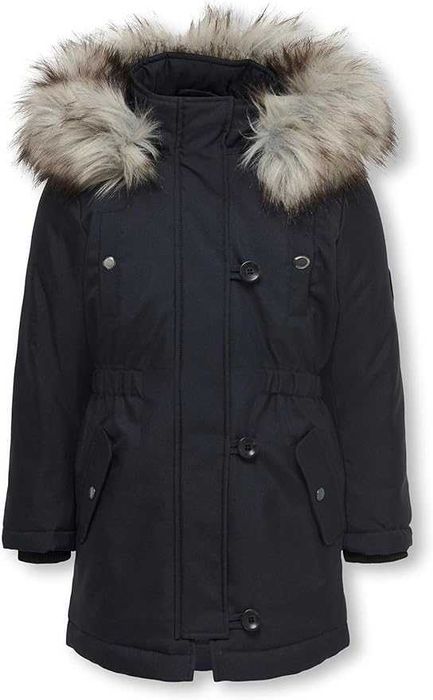 FANTÁSTICO Casaco Inverno PARKA rapariga 10-12 anos, 146cm. Como novo!