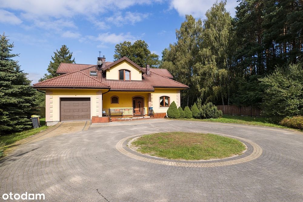 Dom dla miłośników natury – duża działka, las ,staw i rzeczka