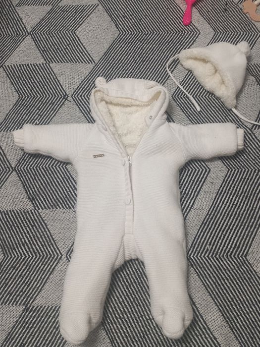 зимовий комбінезон костюм шапка