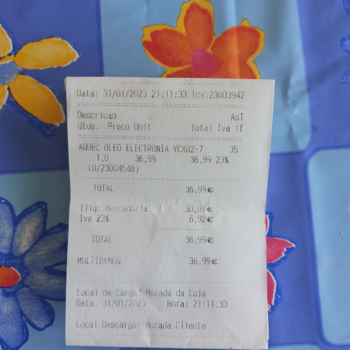 Aquecedor electronia