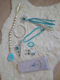 Zestaw biżuterii dla dziewczynki niebieski