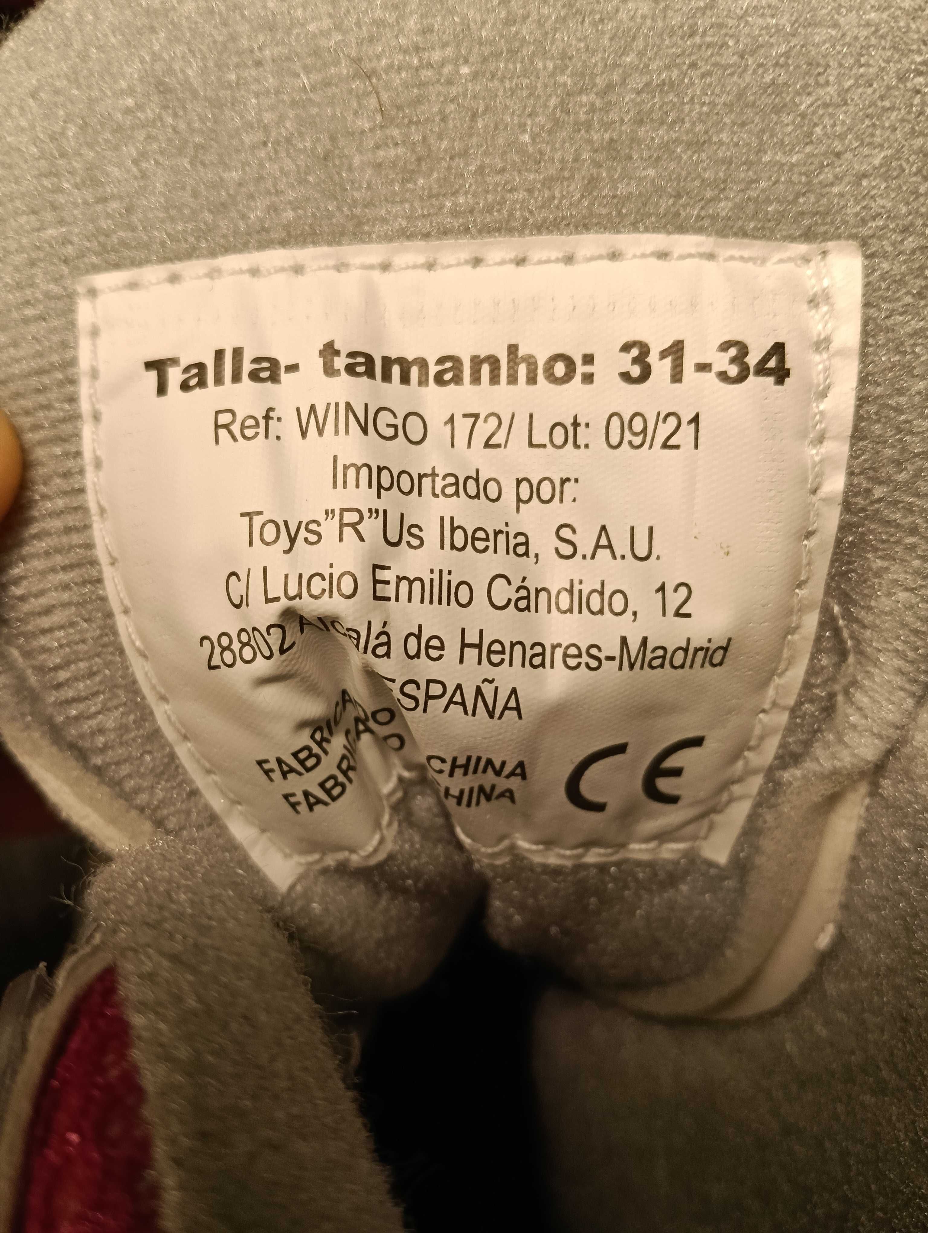 Patins em linha como novos