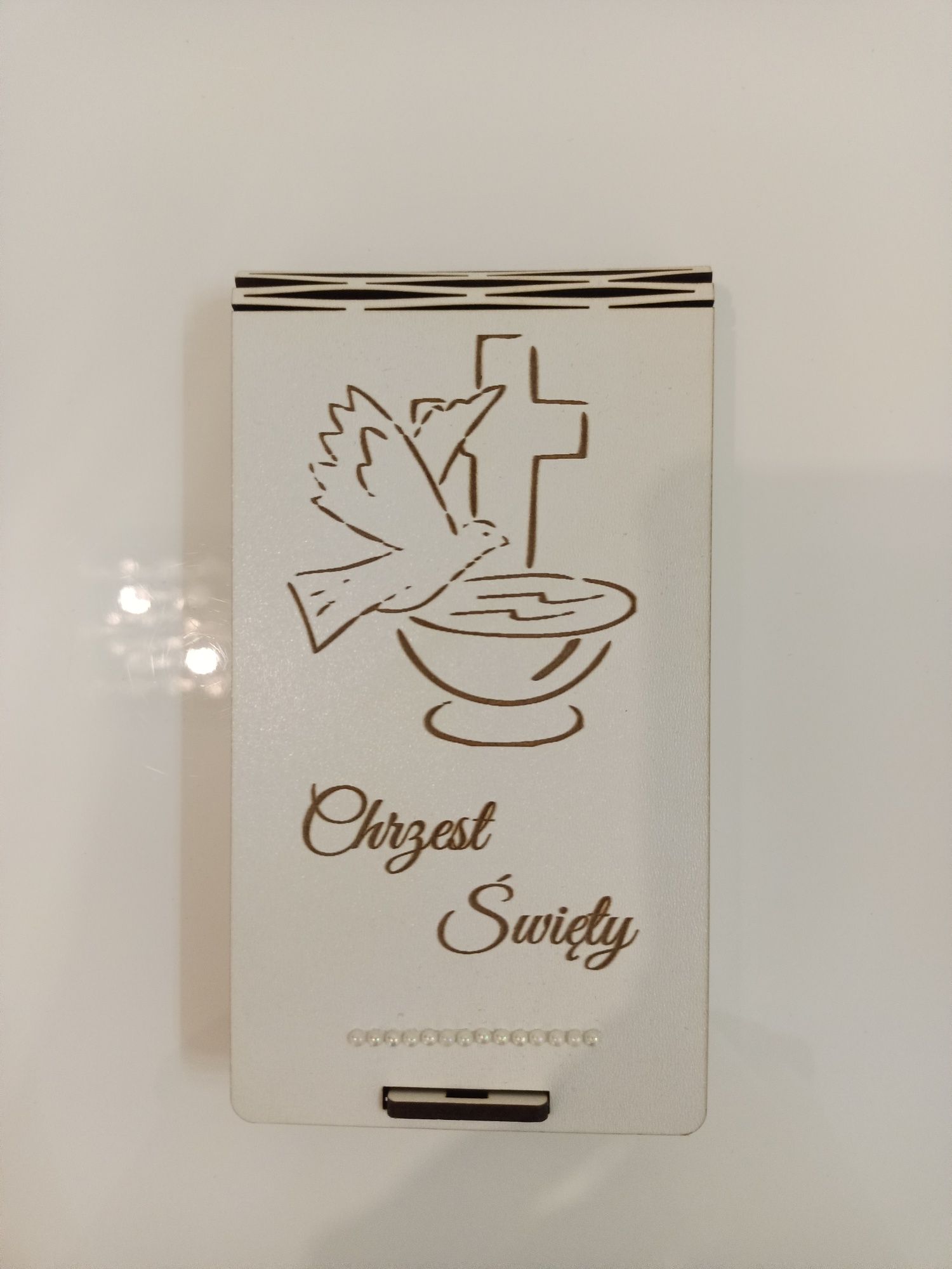 Nowa pamiątka chrztu świętego aniołki - srebrna Beltrani - w elegancki
