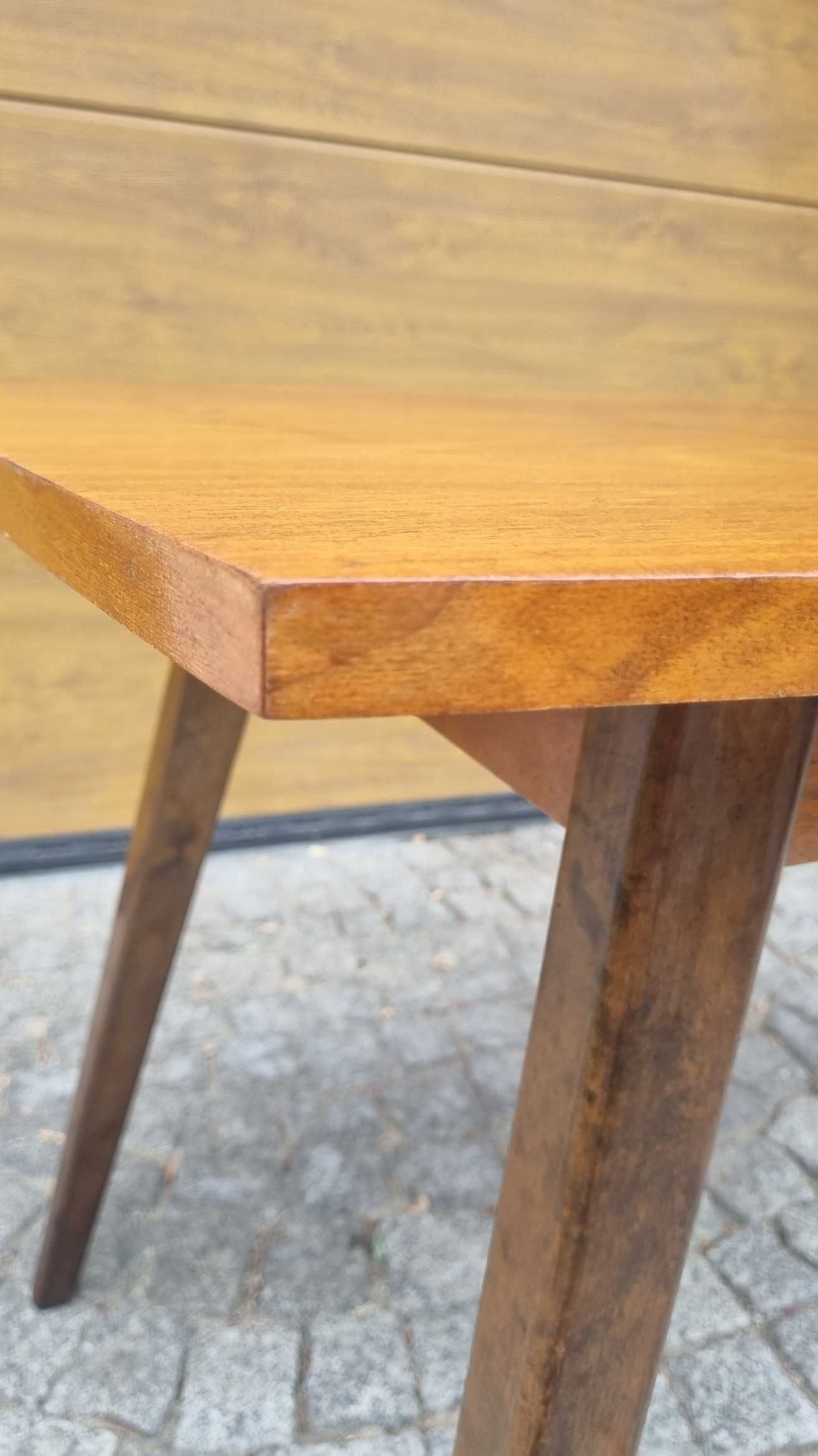 Stół i 4 krzesła Lejkowski Leśniewski 1326 Design PRL Mid Century