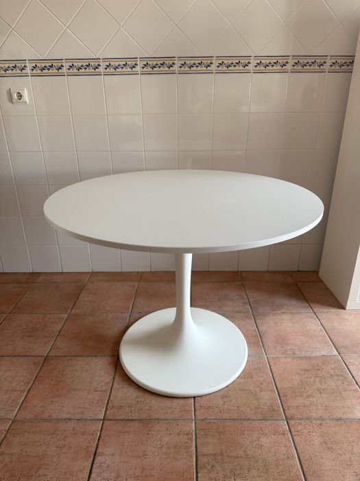 Mesa Branca Redonda IKEA 103cm