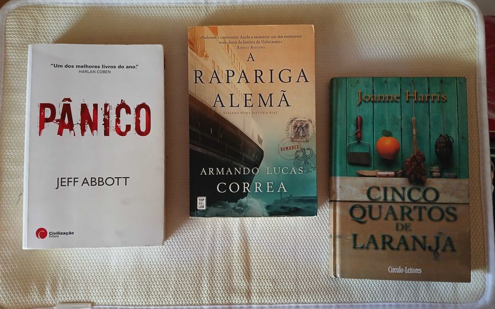 Livros: Jeff Abbottt, Joanne Harris e Armando Correa