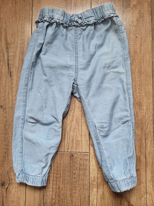 Spodnie cienkie a'la jeans 86