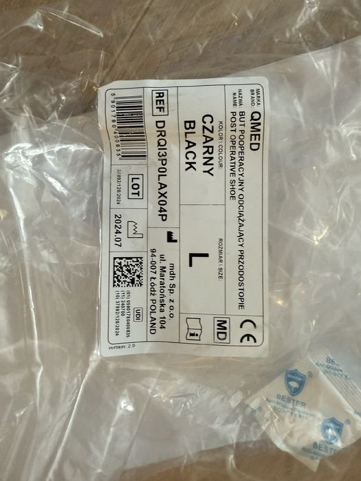 But haluksowy pooperacyjny odciążający przodostopie r. 40-42