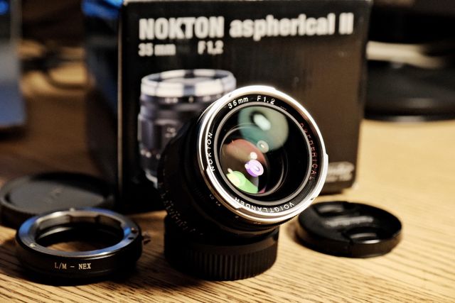 Obiektyw Vogtlander Nokton 35 1.2 Leica Sony E