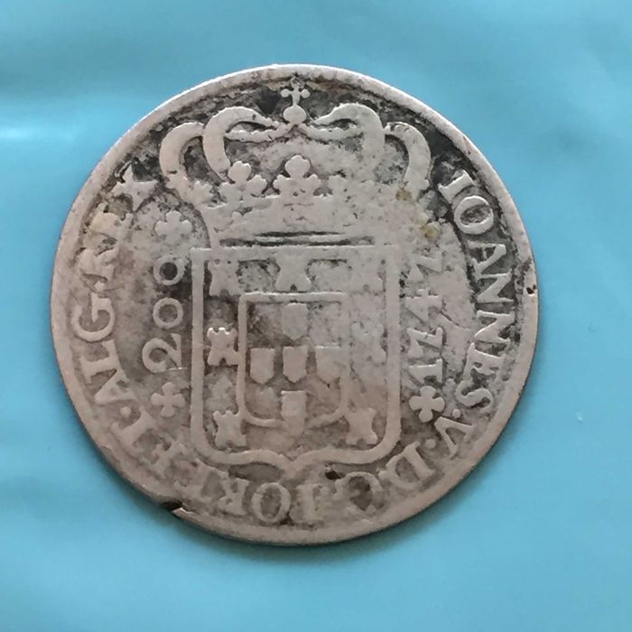 12 VINTÉNS 1747, D. João V, prata