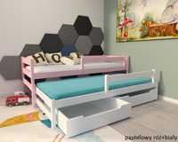 Łóżko drewniane podwójne dla dzieci - Maxi PREMIUM