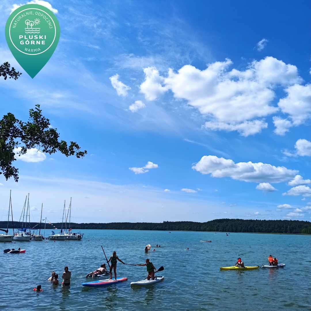 Dom i działka na wyłączność, 6 os, Warmia, Pluski, psy, blisko jezioro