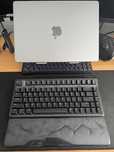 Iqunix OG80 Dark Side + Keychron Palm Rest