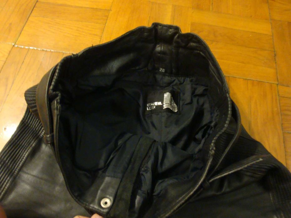 Брюки KRAWEHL кожаные, размер 50-52 ( М-L )