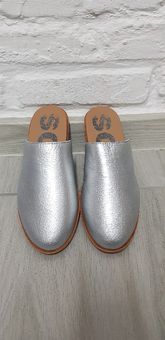 SOREL ELLA MULE PURE SILVER klapki srebrne rozm 37 skóra