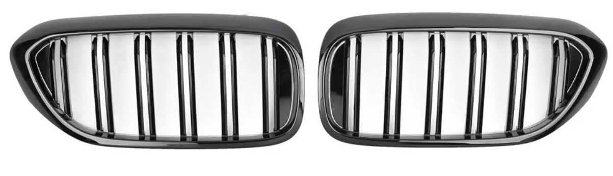 GRILL M5 NERKI zderzaka BMW G30 G31 2017/2020 przedlift czarny połysk