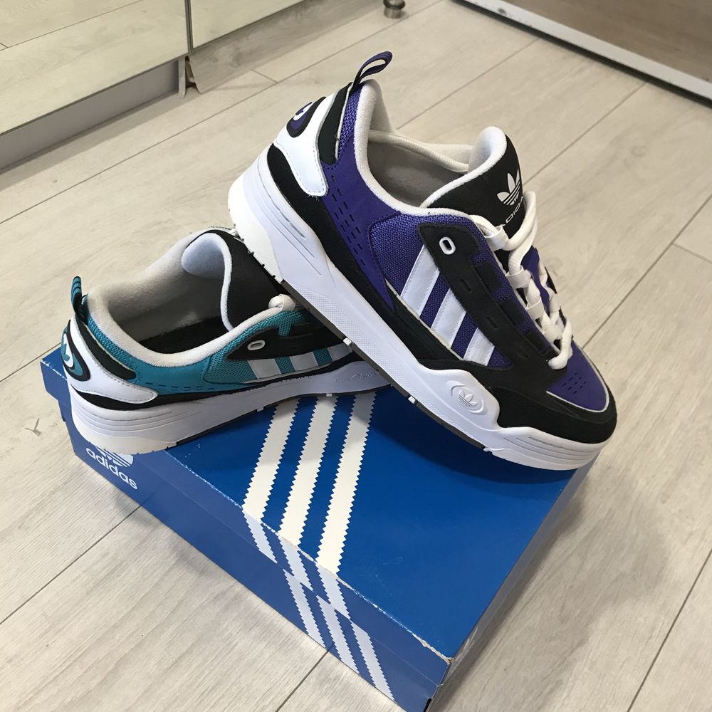 Buty Adidas Adi2000 niebieskie fioletowe rozmiar 46 nowe