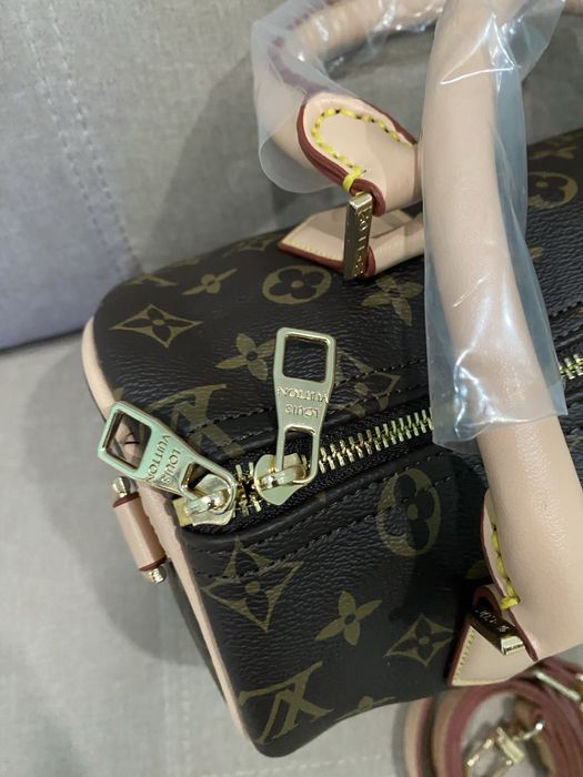 Сумка louis vuitton speedy 30 см коричневий
