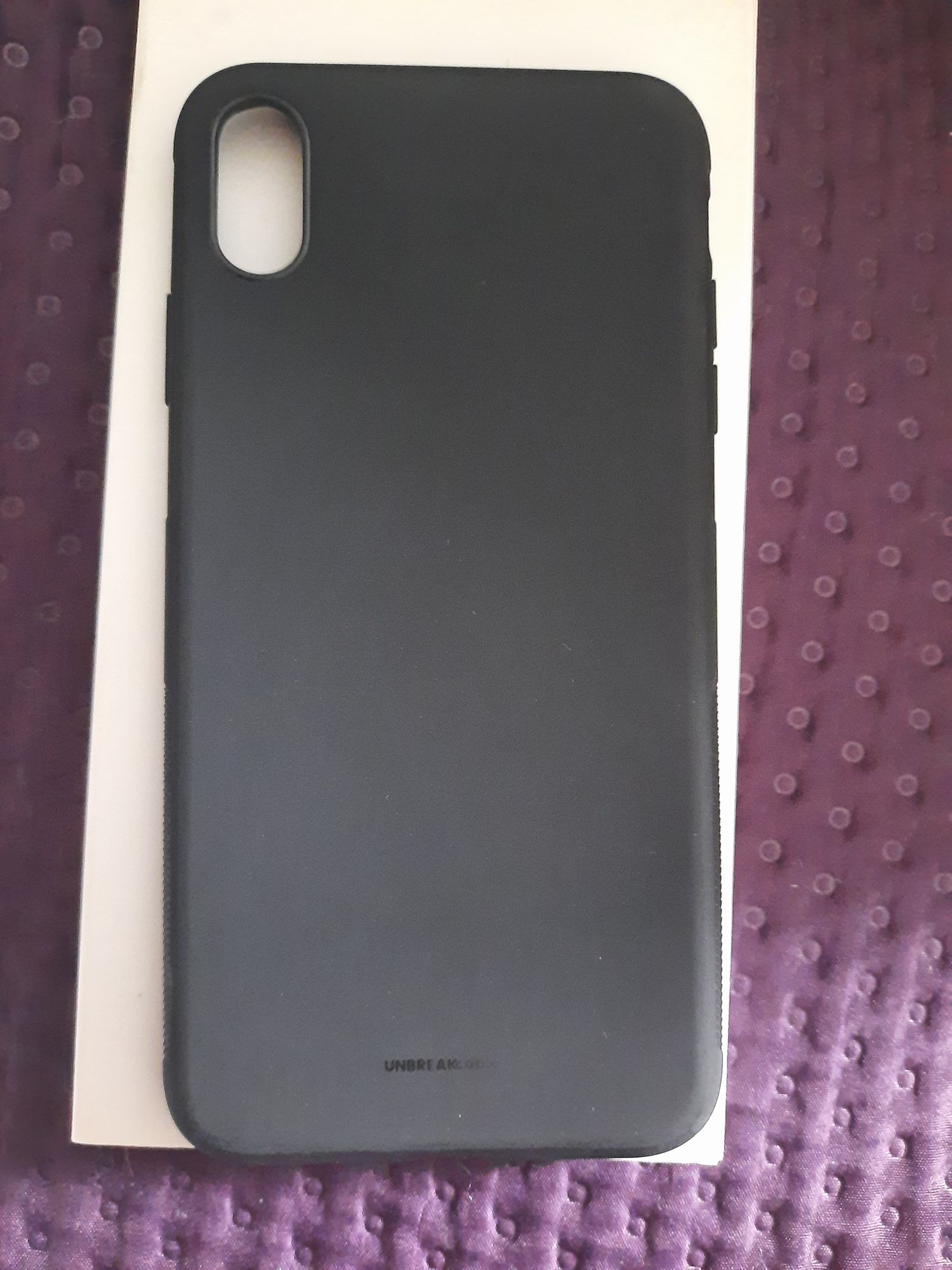 Etui na IPhone xs max marka Unbreak cable case silikon