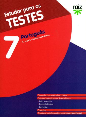 Estudar para os TESTES - Português - 7º ano