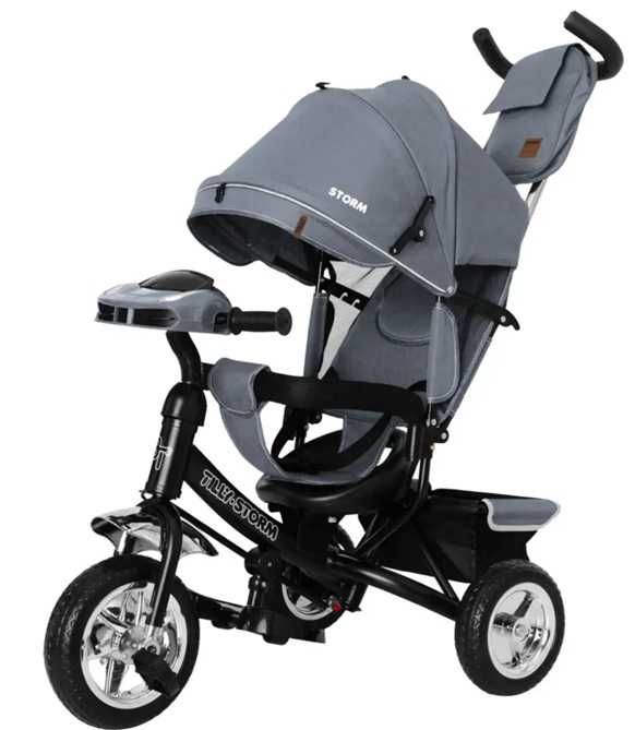 Дитячий триколісний велосипед TILLY STORM T-349 Сірий