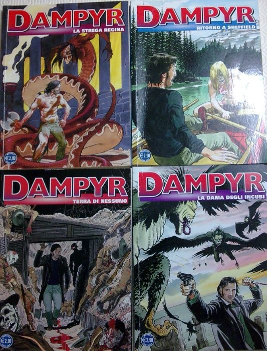 Dampyr. BD original em italiano. 19 álbuns. Sergio Bonelli