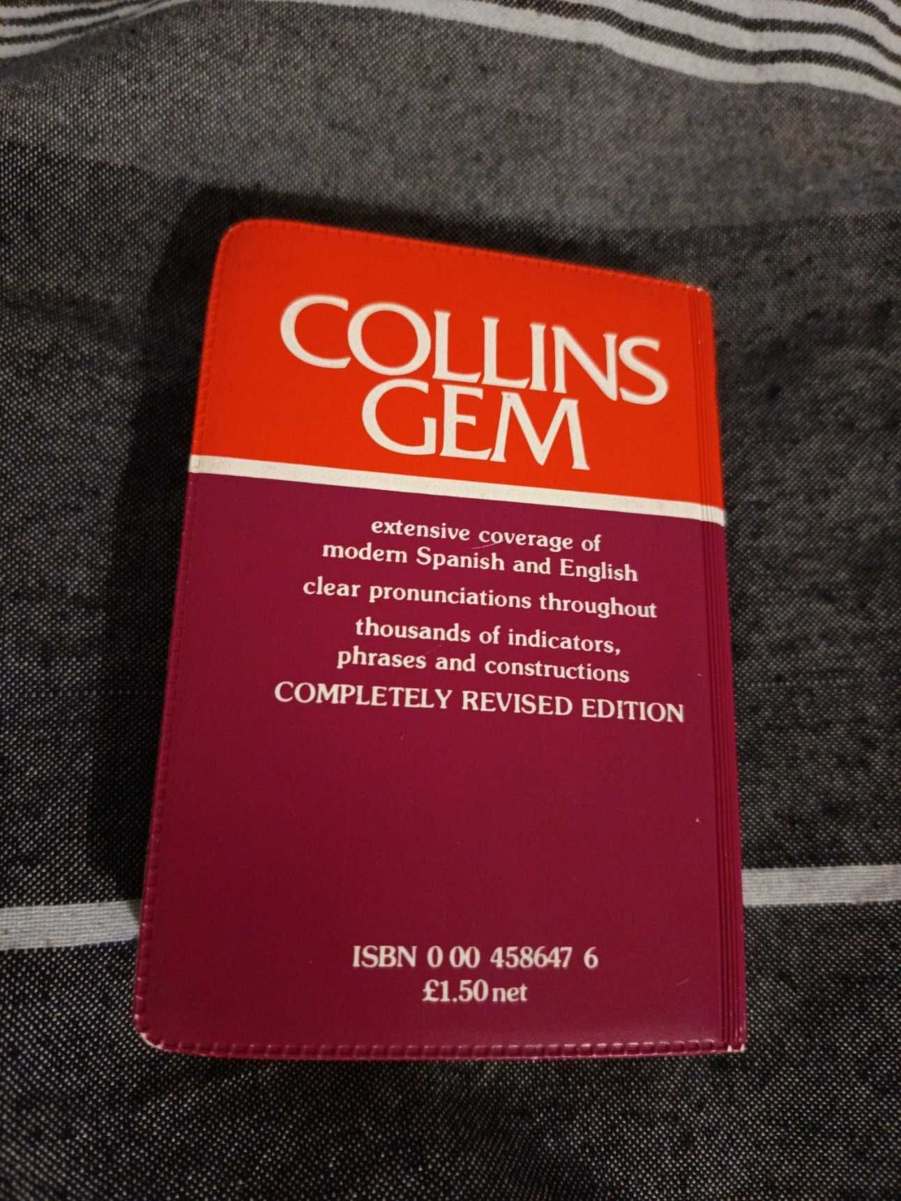 Dicionário Collins Gem Espanhol-Inglês - Ref.: L - 1