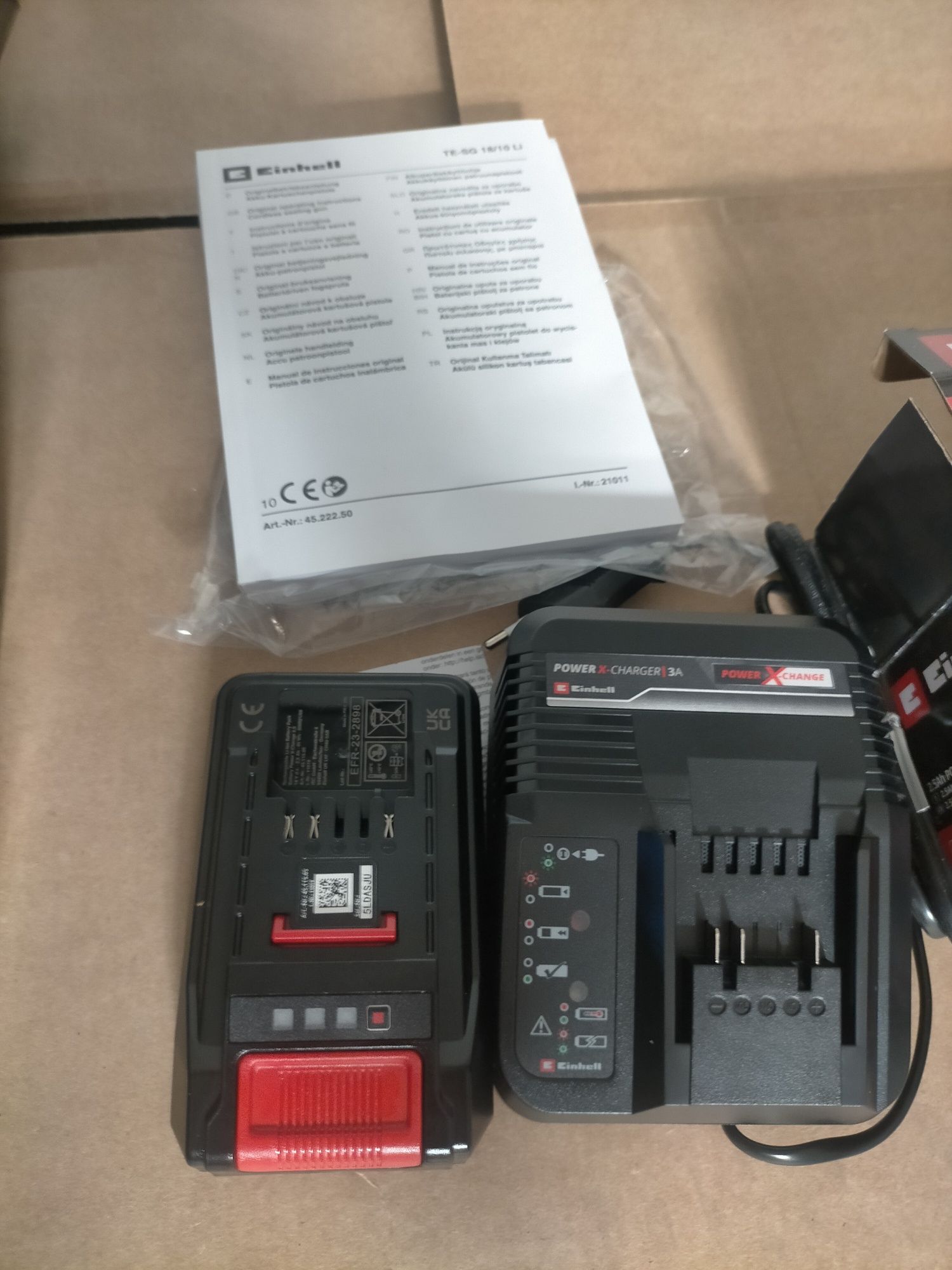 EINHELL pistolet do silikonu NOWY plus bateria i  ładowarka