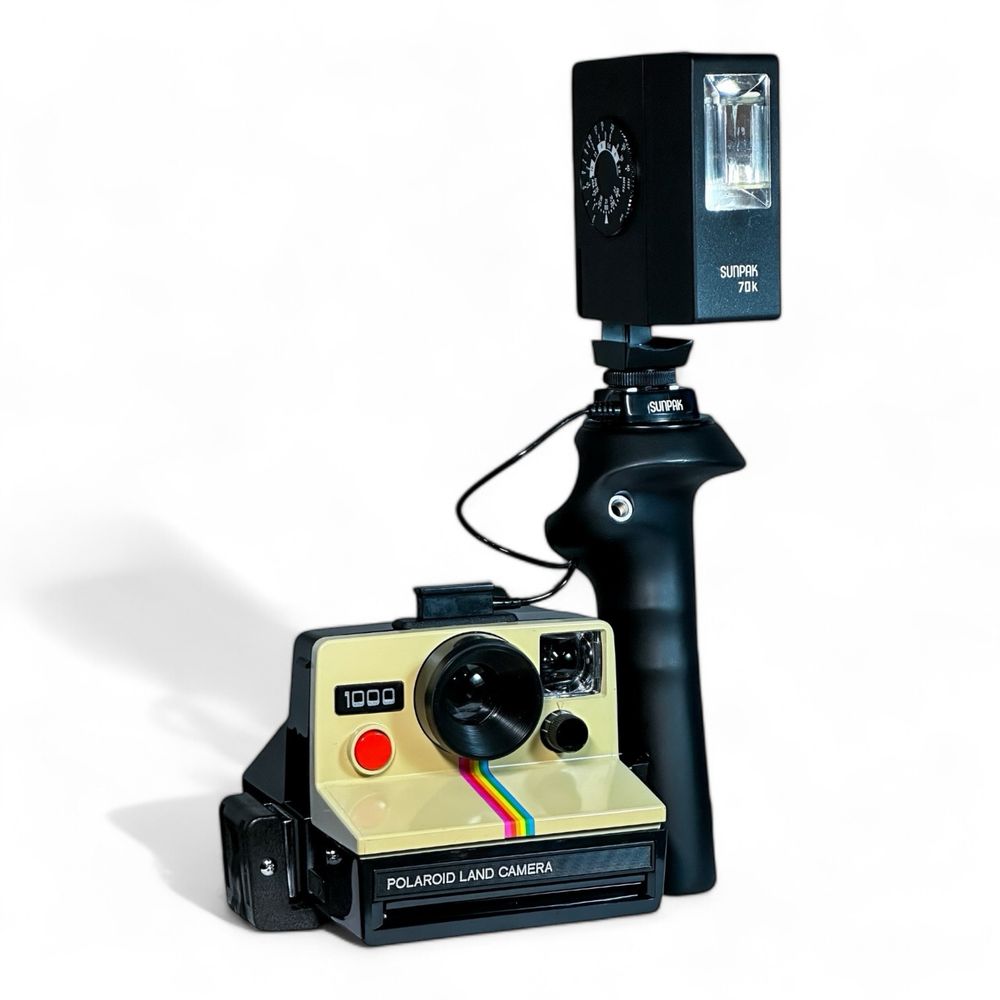 SUNPAK Uchwyt do Polaroid SX-70 oraz Flash Lampa 70K
