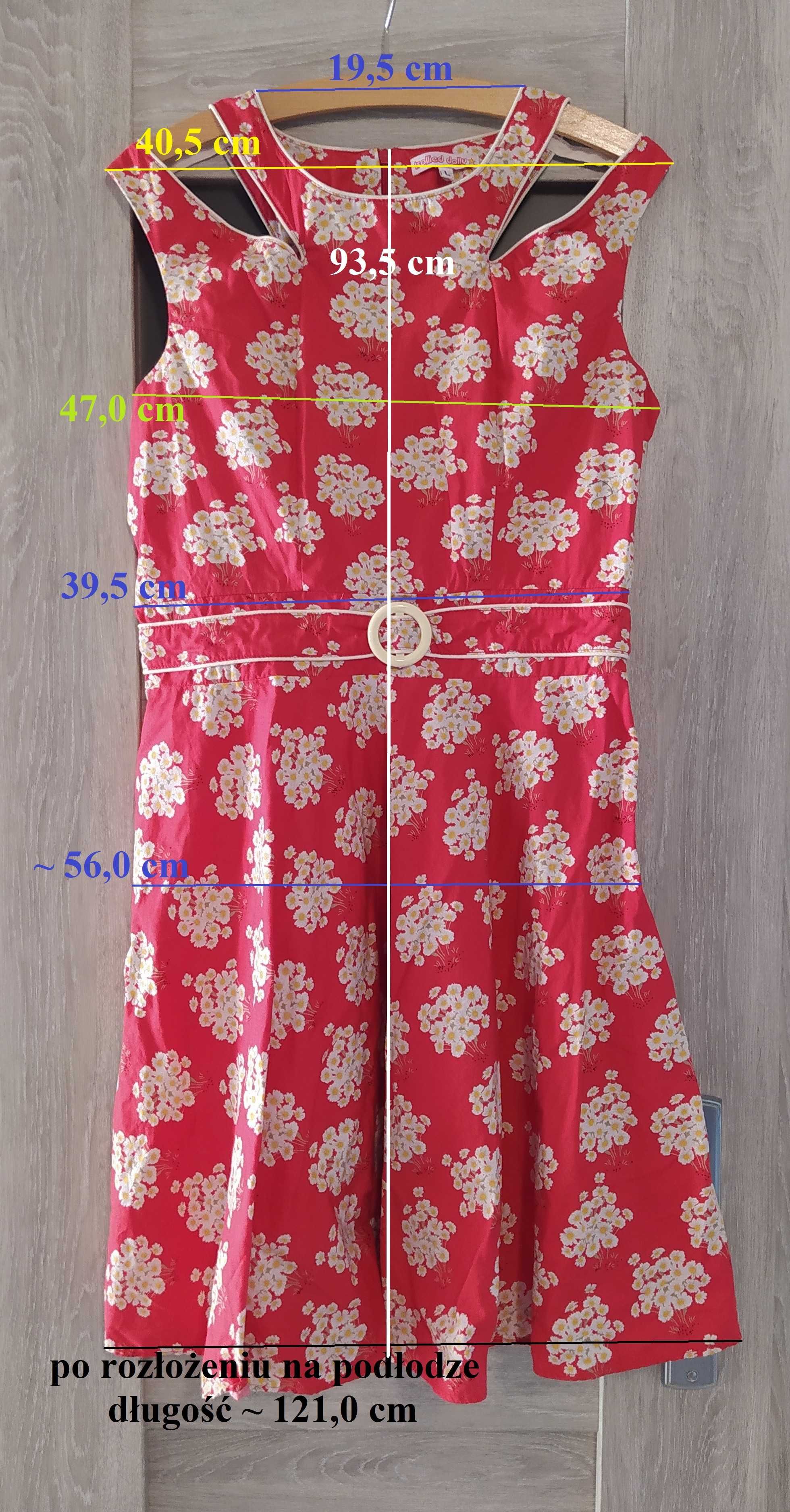 Sukienka damska – TROLLIED DOLLY – kwiaty
