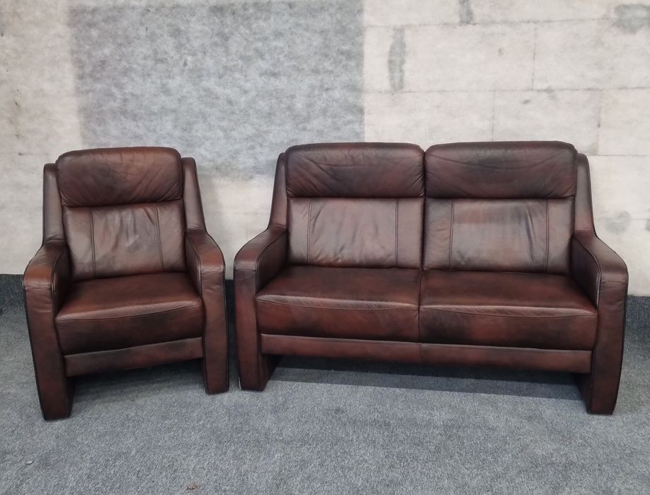 Шкіряний диван і крісло Шкіряні дивани Шкіряні дмеблі з Європи