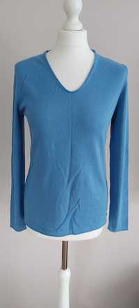 Christian Berg r.36 niebieski #bawełniany sweterek #basic
