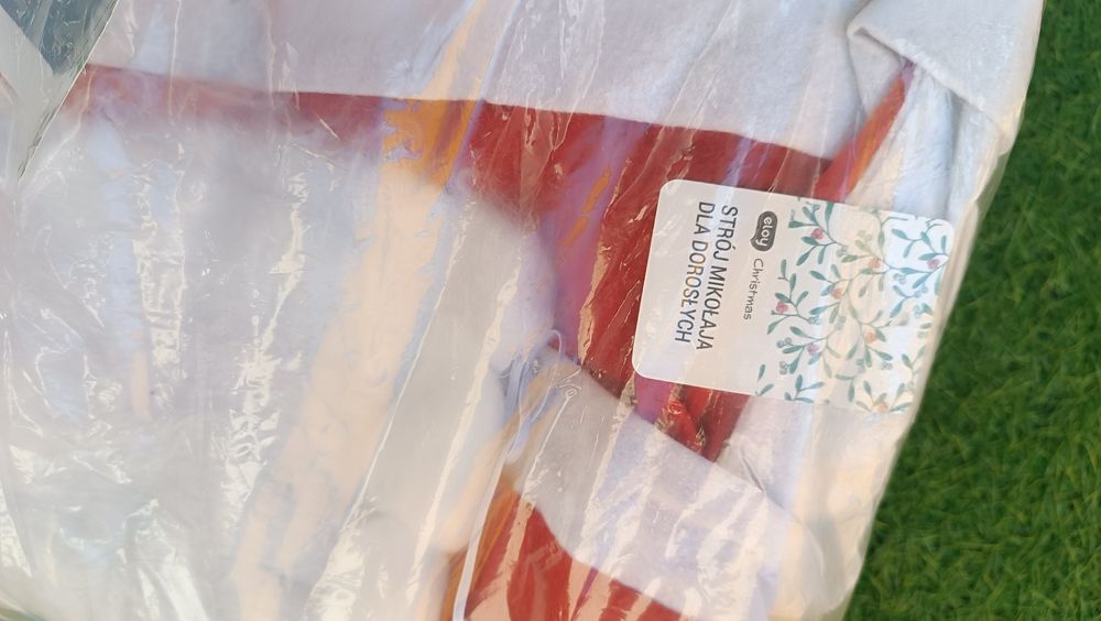 Strój przebranie Świętego Mikołaja nowy