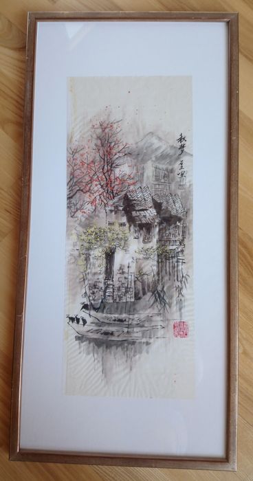 Obraz przywieziony z Chin