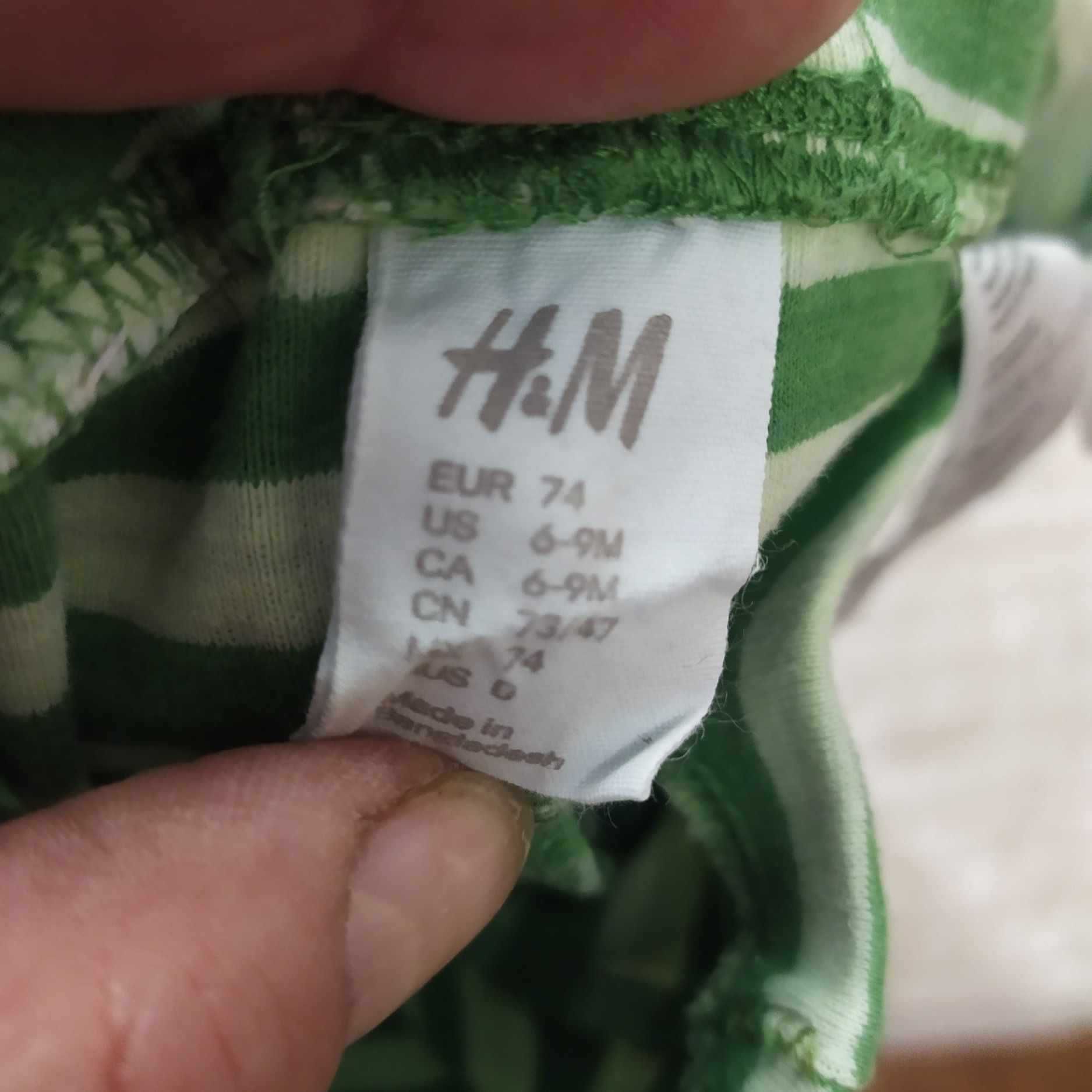 Spodnie chłopięce 74 H&M 6 sztuk za 12zł.