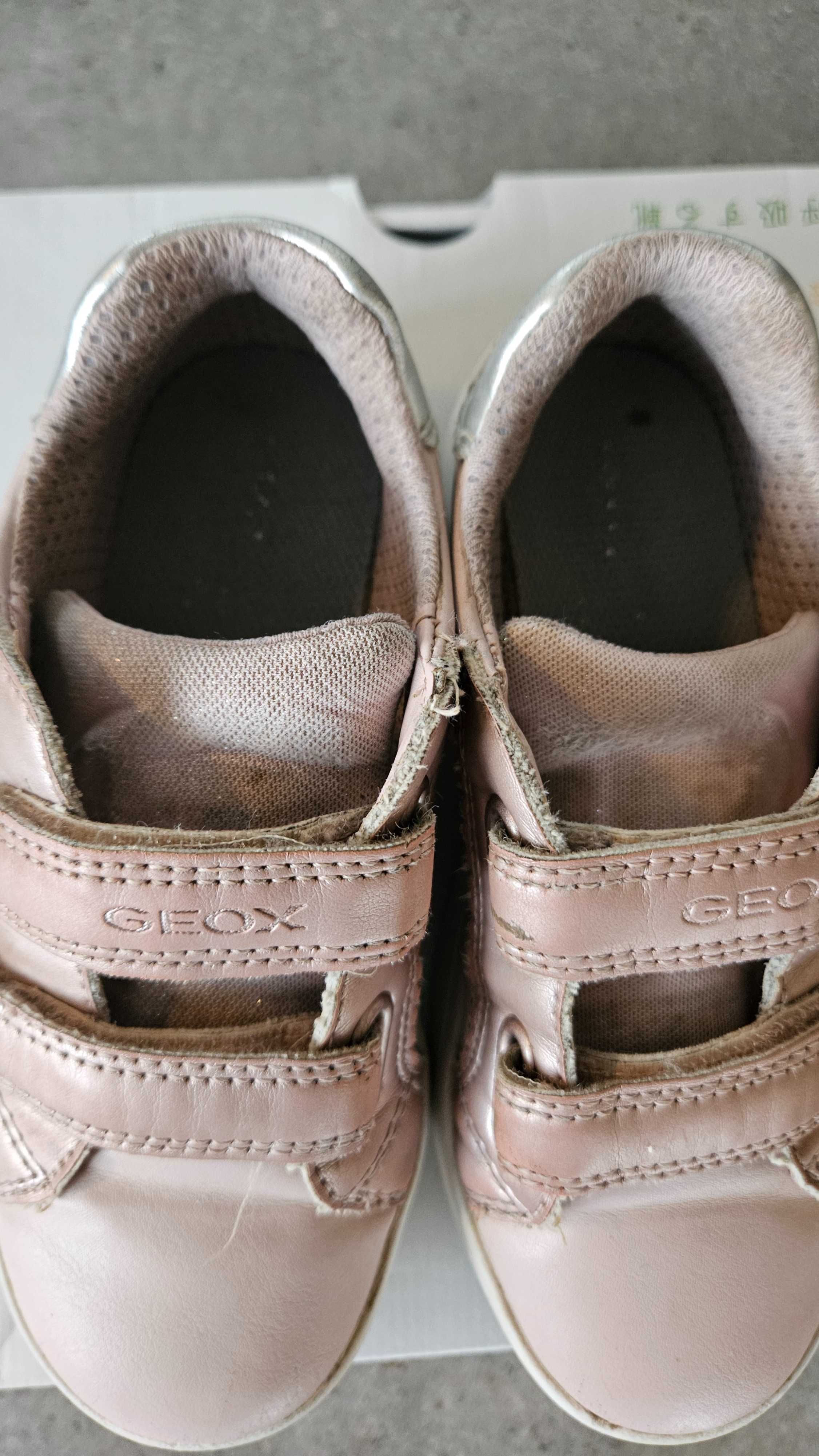 Geox Sneakers Dj Rock Różowe. Rozmiar 28. Na rzepy.