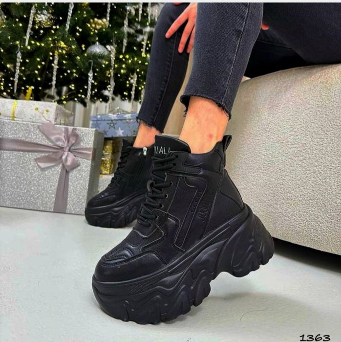 Зима ботінки на 35 36 37 38 на платформі женский кросівки хай