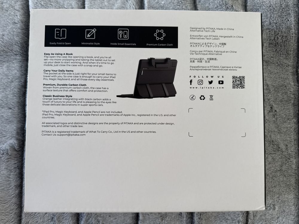 Pitaka FlipBook Case (iPad Pro 13’’ 2024)