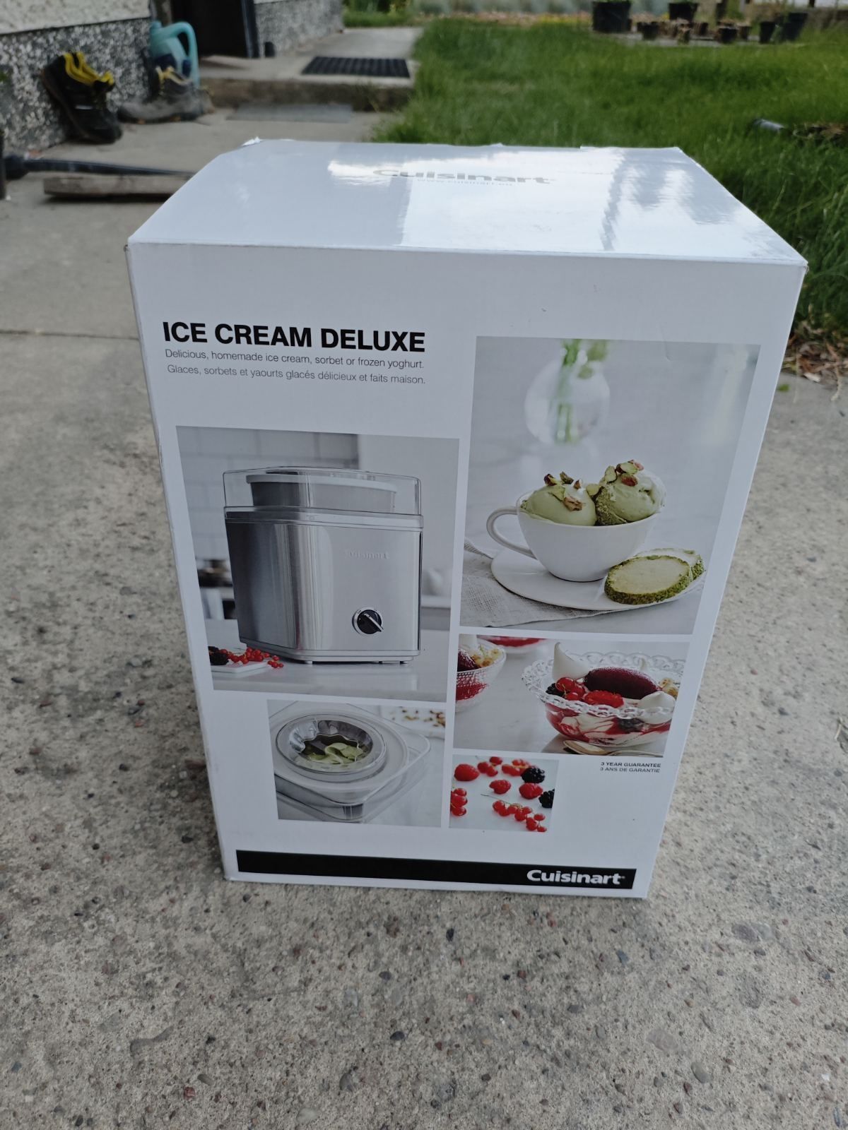 Nowa maszynka do lodów Cuisinart ICE CREAM DELUXE