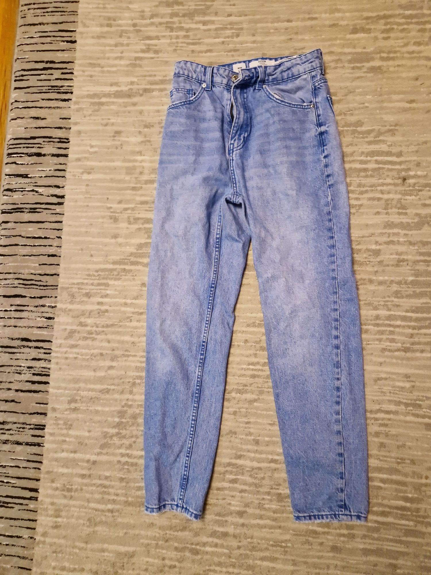 jeansy bershka 36 mom bluejeans