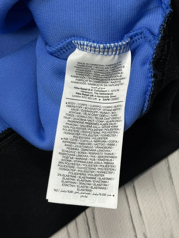 Nike Sports Utility Bluza Fleece Baranek Miś Damska Zip Neck Logo r. M