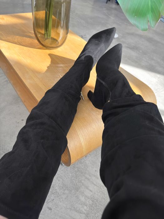 Замшеві ботфорти, 38 і 40 розміри