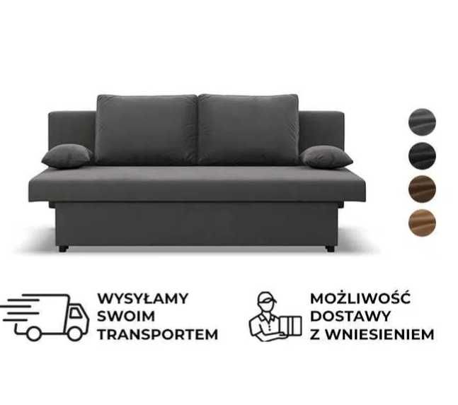 Kanapa z Funkcją Spania Nola Sofa Rozkładana WYSYŁKA CAŁA POLSKA